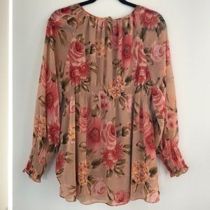 H&M Mama floral print maternity top - size M